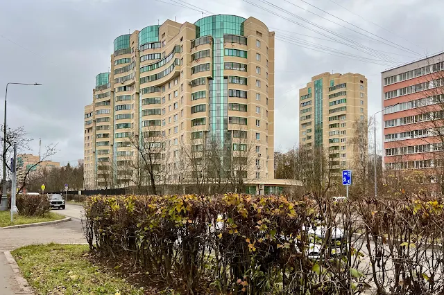 Зеленоград, 3-й микрорайон, Яблоневая аллея, жилой дом 2009 года постройки