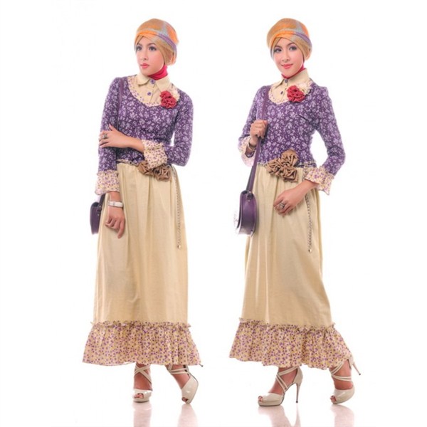  Model Baju Batik Muslimah Modern Terbaru  21 Model Baju Batik Muslimah Modern Terbaru 