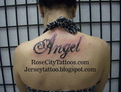 Angel tattoo