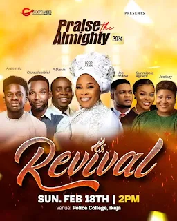 Evangelist Tope Alabi to Host P Daniel, Sunmisola Agbebi, Judikay, Others this February