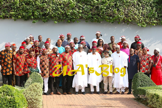 Buhari Meets Ohanaeze Ndigbo Youth Wing, Asks Them To Prepare For Leadership [PHOTOS]