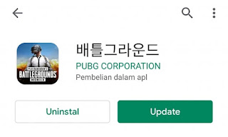 Cara Update Game PUBG Mobile Korea Ke Versi 0.19.0 Lewat Playstore