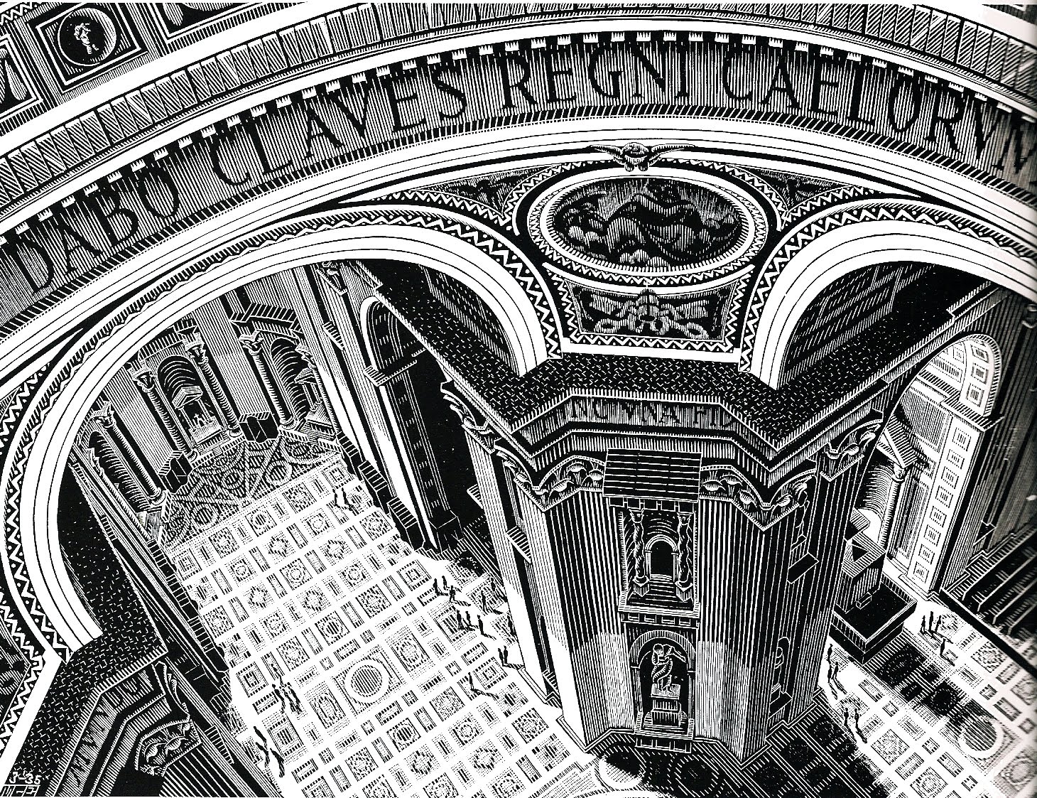 Black and White: M.C. Escher's Wood Block Prints