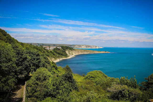 views from Durlston Castle