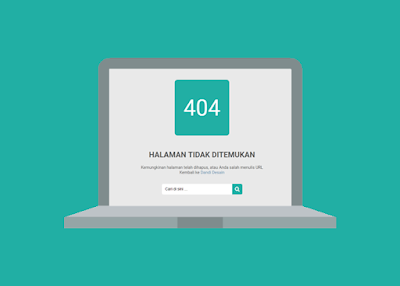 Cara Membuat Halaman Error 404 di Blog