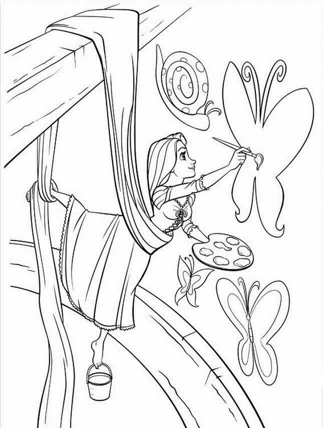 Download Rapunzel Tangled Coloring Pages - Free Printable Pictures ...