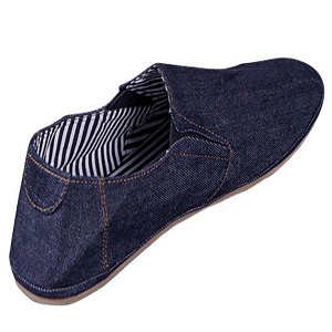 Sepatu Pria Junkiee Denim Dark Blue