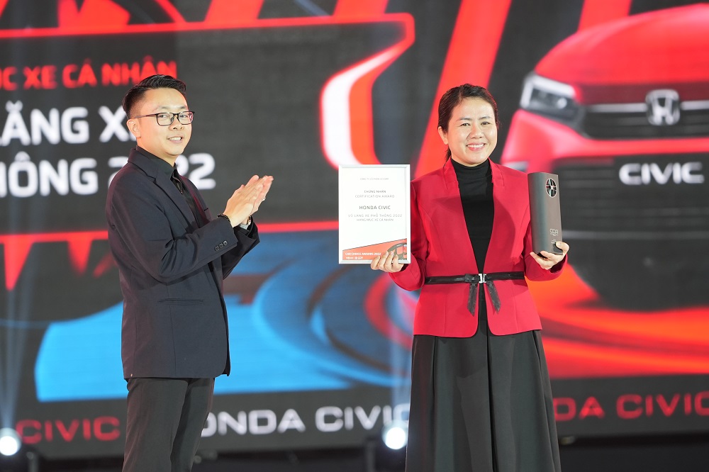 Honda Civic nhận giải thưởng "Vô lăng xe phổ thông 2022"