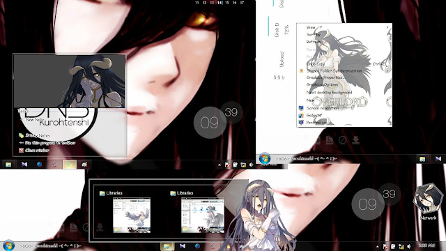 Theme Windows 7 & Windows 10 Albedo "Overlord"