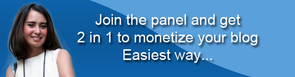 Join the panel and get your blog monetize