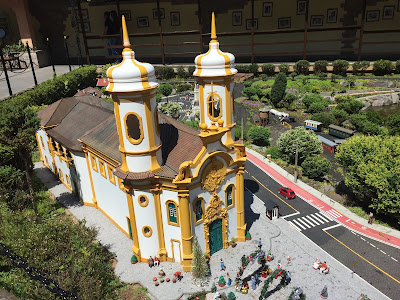 Igreja de Ouro Preto - MG em miniatura