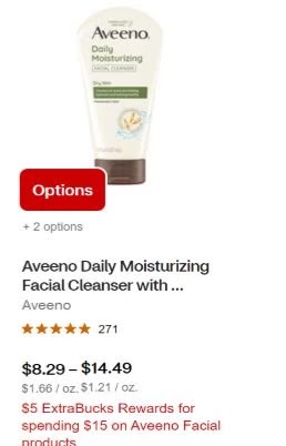 FREE Aveeno Moisturizer CVS Deals