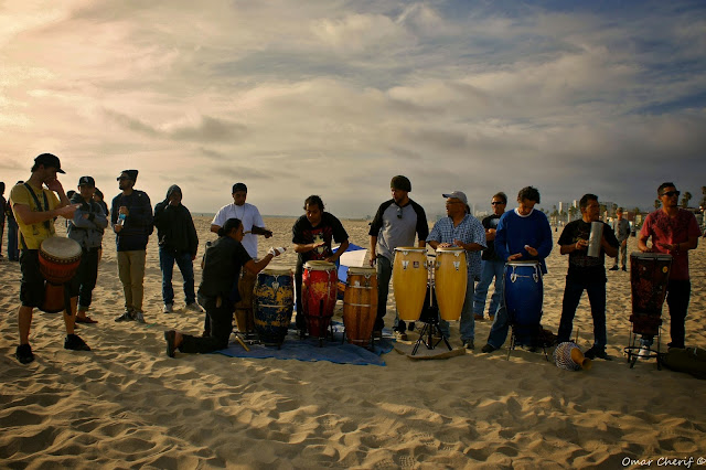 A Year at the Venice Beach Drum Circle in Photos & Videos (2014-’15) by Omar Cherif, One Lucky Soul