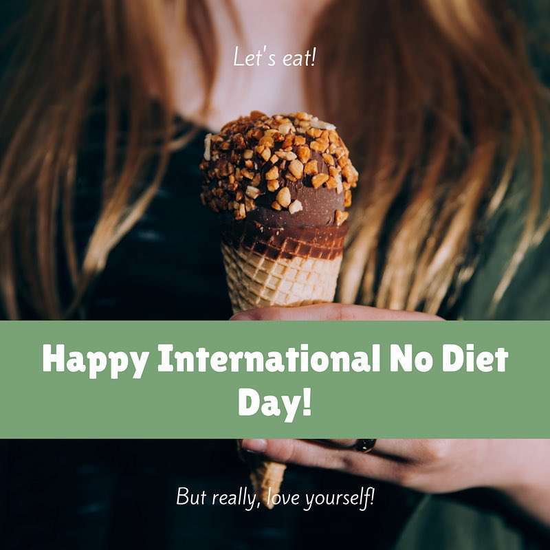 International No Diet Day Wishes Sweet Images