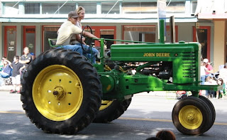 John Deere Tractor in Comal County Parade