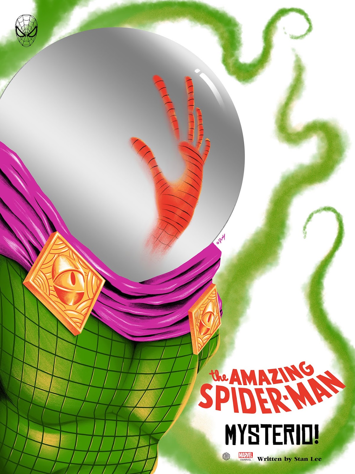 The Blot Says...: Spider-Man vs. Mysterio Screen Print by ...