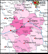 Centre France Geography Region Map (centre geography region maps)