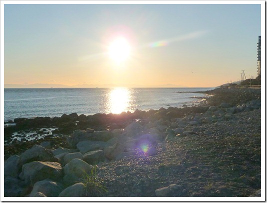 Sun on water