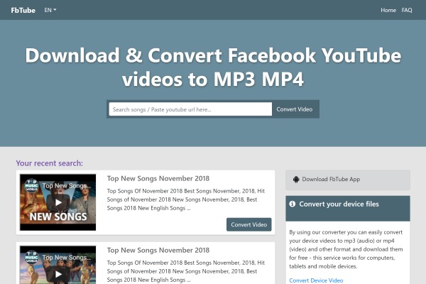 Facebook mp4 converter
