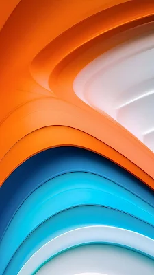 Orange Blue White 3D Mobile Wallpaper is a free high resolution image for Smartphone iPhone and mobile phone.