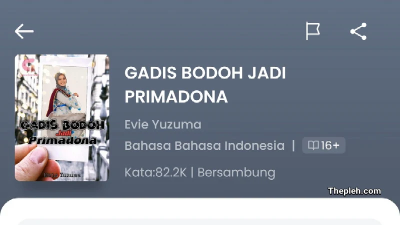 Novel Gadis Bodoh Jadi Primadona Full Bab