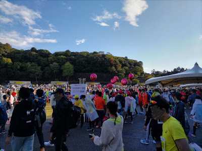 金沢マラソン2023 大会当日 四高記念公園