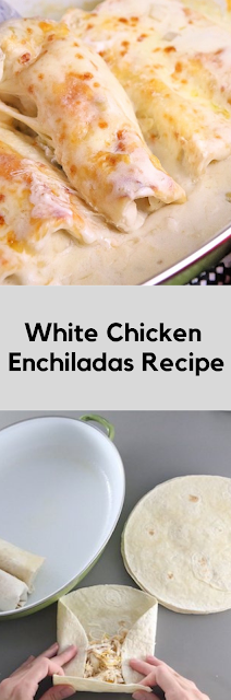 White Chicken Enchiladas Recipe