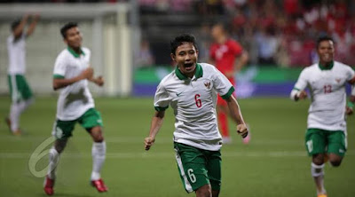 Evan Dimas berhasil cetak gol