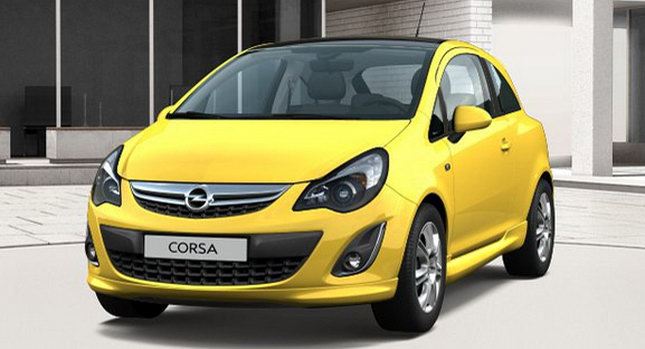 In other comments suggest that this is the Opel Corsa undergone a facelift.