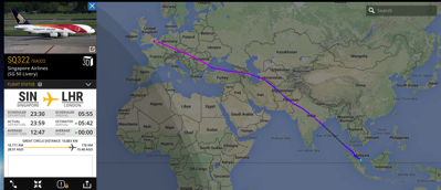 Route to London
