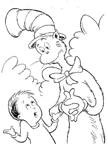 7 Picture of dr Seuss  Hat Coloring  Pages 