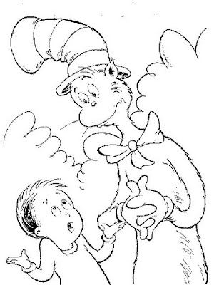 7 Picture of dr Seuss  Hat Coloring  Pages 