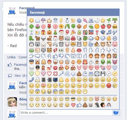 Cara Mengirim Sticker dan Emoticon di Facebook