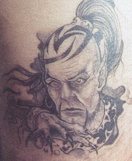 Tatuagem face de vampiro