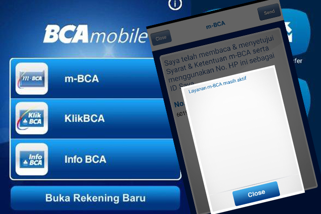 Cara Mengatasi Aktivasi Gagal Layanan M-BCA masih aktif