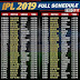IPL 2019 Full Schedule