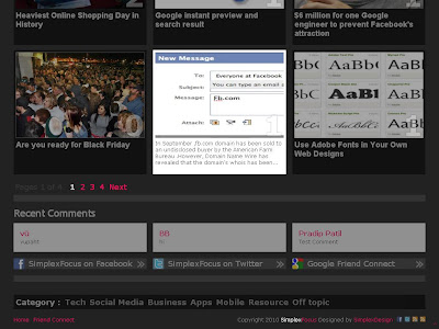 Simplex Focus Blog Template