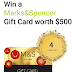 Win a Marks&Spencer Gift Card Worth 500$