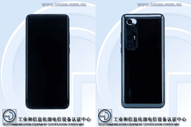 Xiaomi Mi 10S TENAA listing