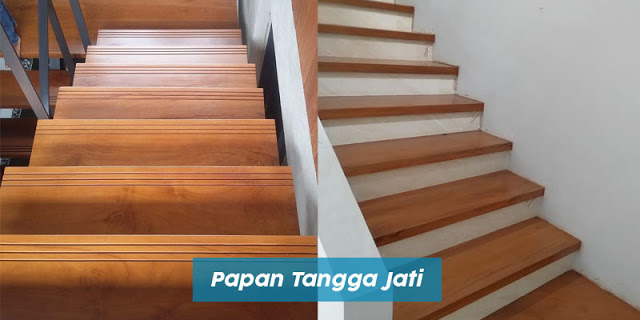 papan tangga kayu jati