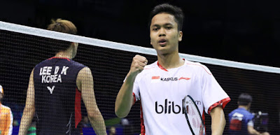 Anthony Sumbang Poin TOTAL BWF Thomas & Uber Cup Finals 2016