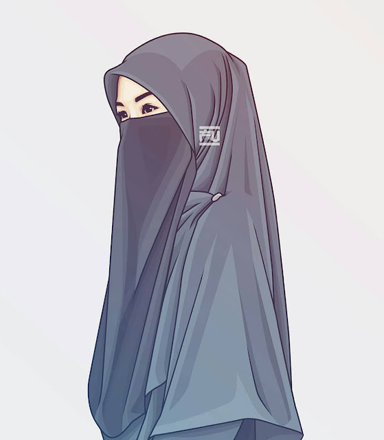 Anime Wallpaper Hijab Muslimah Cute - Cartoon Hijabi