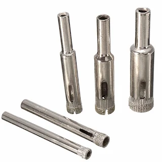 Diamond Hole Saw Drill Bit Set 5-12mm Glass Marble Cutter Round Craft Bottle Cut Hown - store