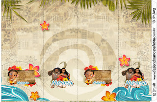 Moana Baby Free Printable Candy Bar Labels.