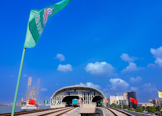The Lagos Blue Rail Line Project. Commissioned by President Muhammadu Buhari alongside Governor of Lagos State, Babajide Sanwo-Olu, on Tuesday 24 January, 2023