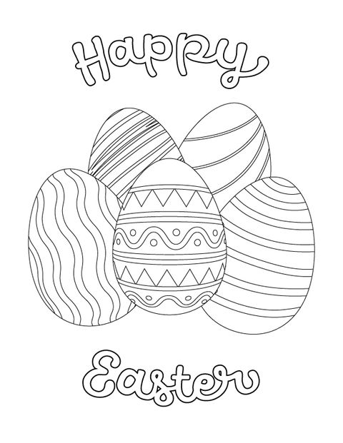 20 Best Easter Coloring Pages For Kids