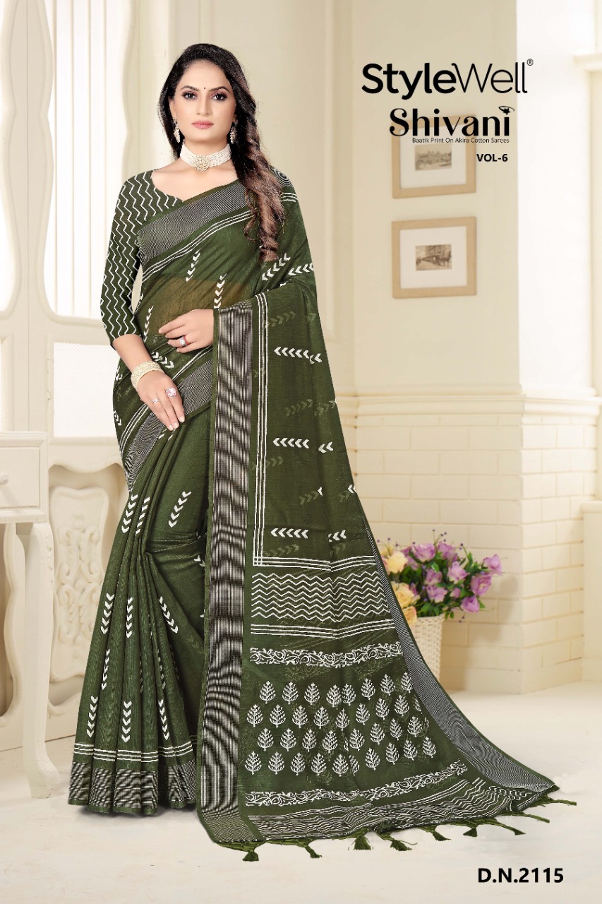 Stylewell Shivani Vol 6 Branded Sarees Catalog Lowest Price