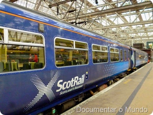 Comboio da ScotRail; Escócia Low Cost; Scotland Low Cost