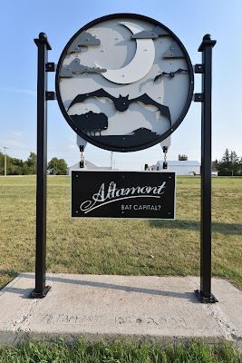 Altamont Manitoba town sign.