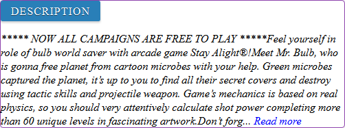 Stay Alight® game review